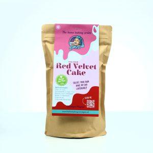 Red Velvet cakemix van Bake My Day Groningen, voor thuisbakkers die professioneel resultaat willen.