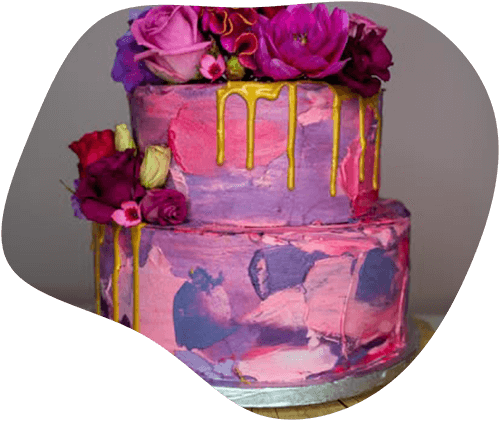 Unieke ontwerptaart gemaakt door de patissiers van Bake My Day Groningen.